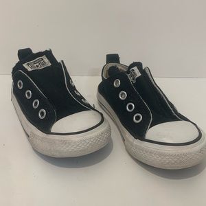Black Velcro Toddler Converse